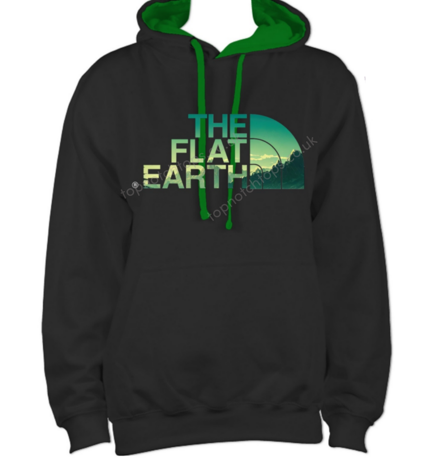 Hoodie with logo and front pocket